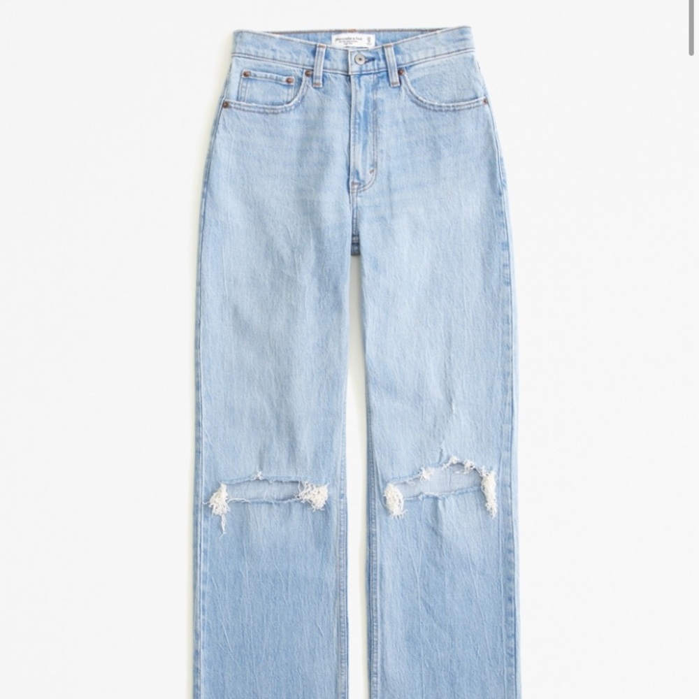 Abercrombie Curve Love High Rise 90s Relaxed Jeans